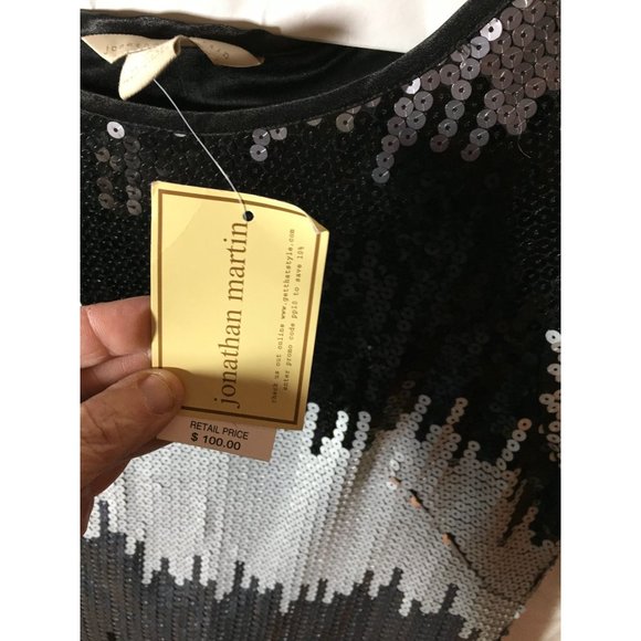 Jonathan Martin Full Sequin Dress PROM Dress, Formal/Semi-Formal Dress size 6 - Picture 7 of 9